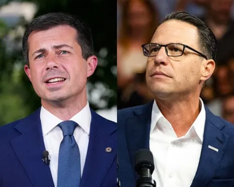Governor Josh Shapiro along with Pete Buttigieg Respond to Revelations from the Vice President’s New Book